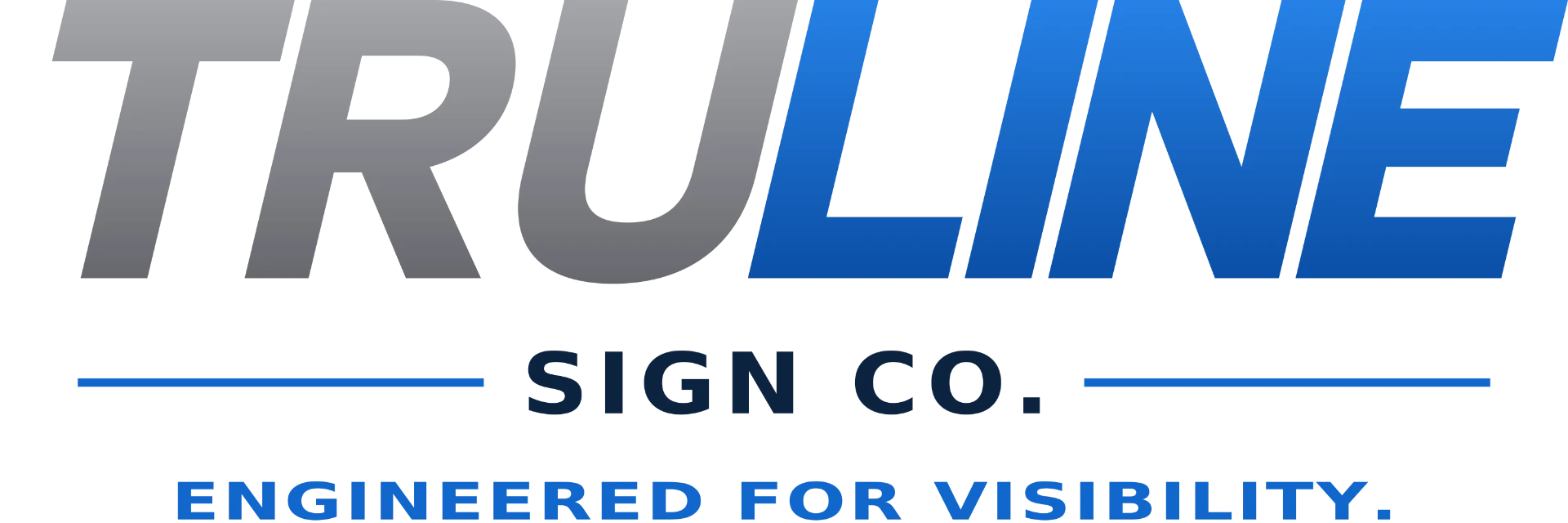 TruLine Sign Co. logo