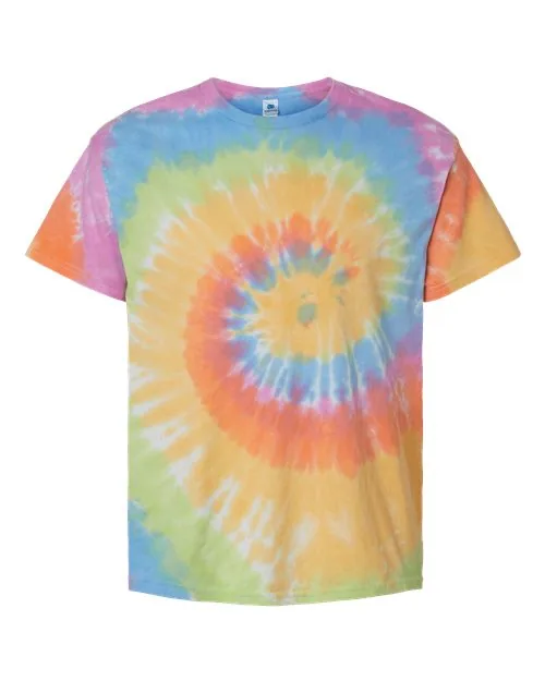 Colortone Multi-Color Tie-Dyed T-Shirt in Eternity — 1000
