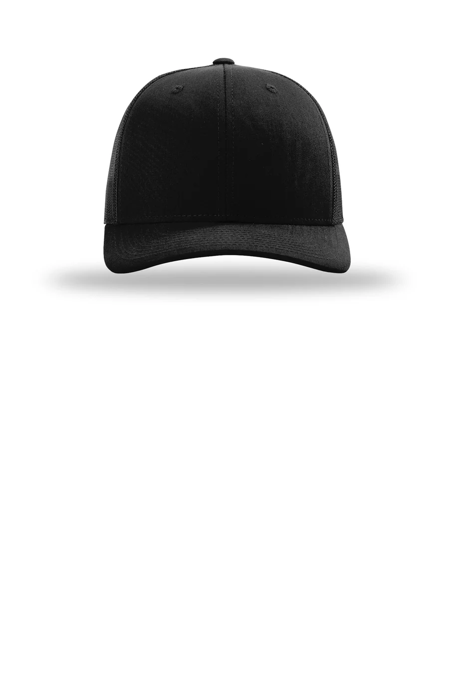 Richardson WeP3 Trucker Cap in Black — 112