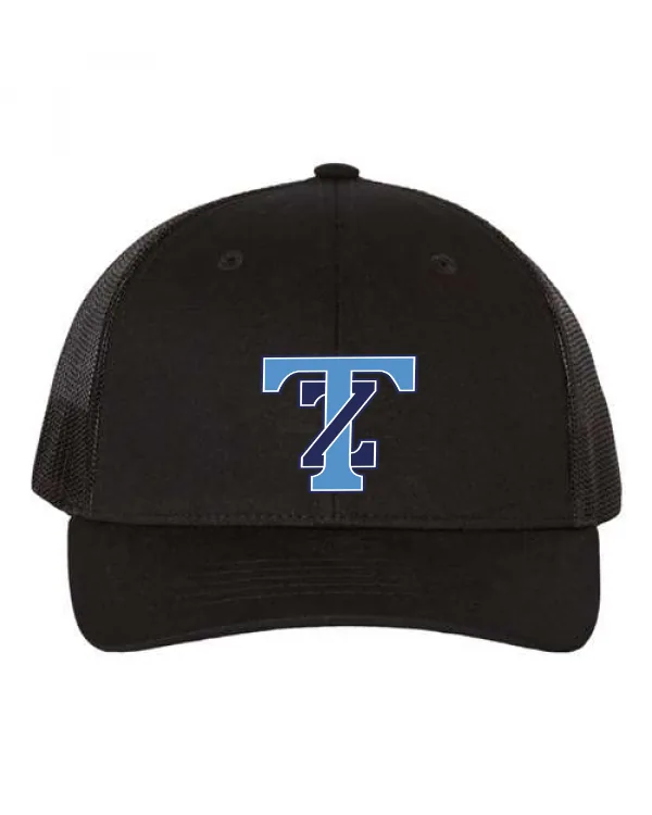 This YOUTH Trucker Snapback Cap in Black —