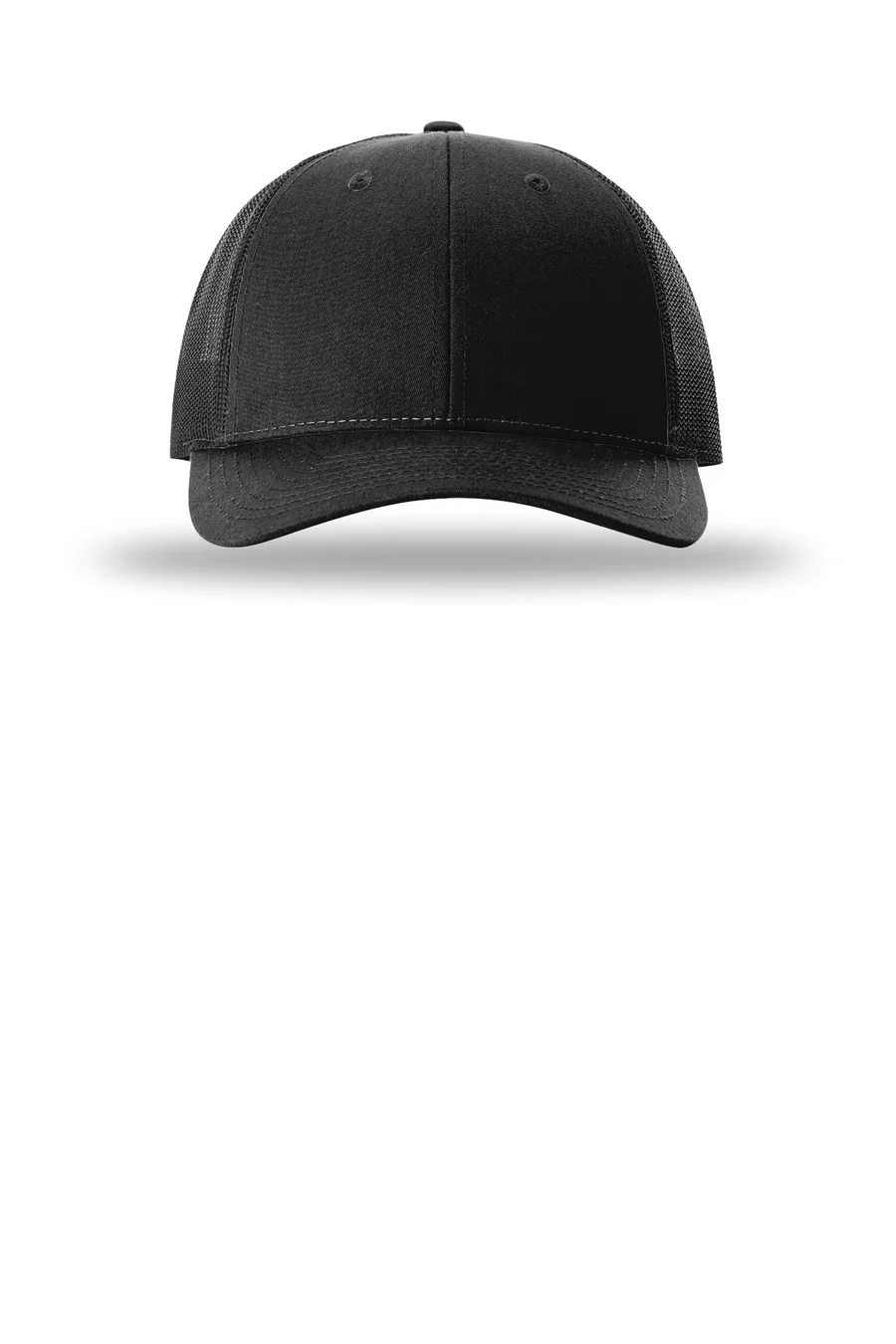Richardson (S&S Activewear) Richardson 115 Low Pro Trucker Cap in Black — 115