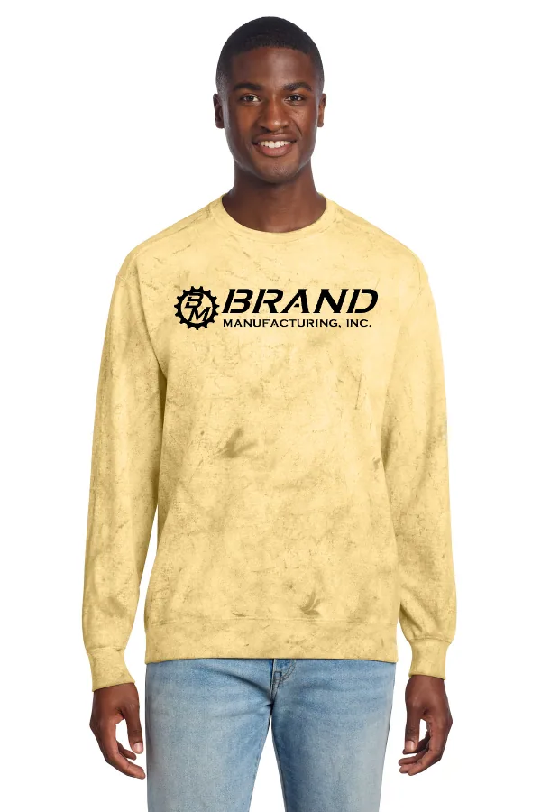 Comfort Comfort Colors Color Blast Crewneck Sweatshirt 1545 (Printed) in Citrine —
