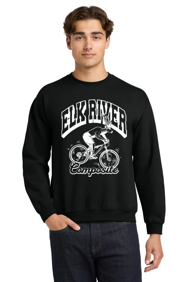 Gildan Heavy Blend Crewneck Sweatshirt in Black —