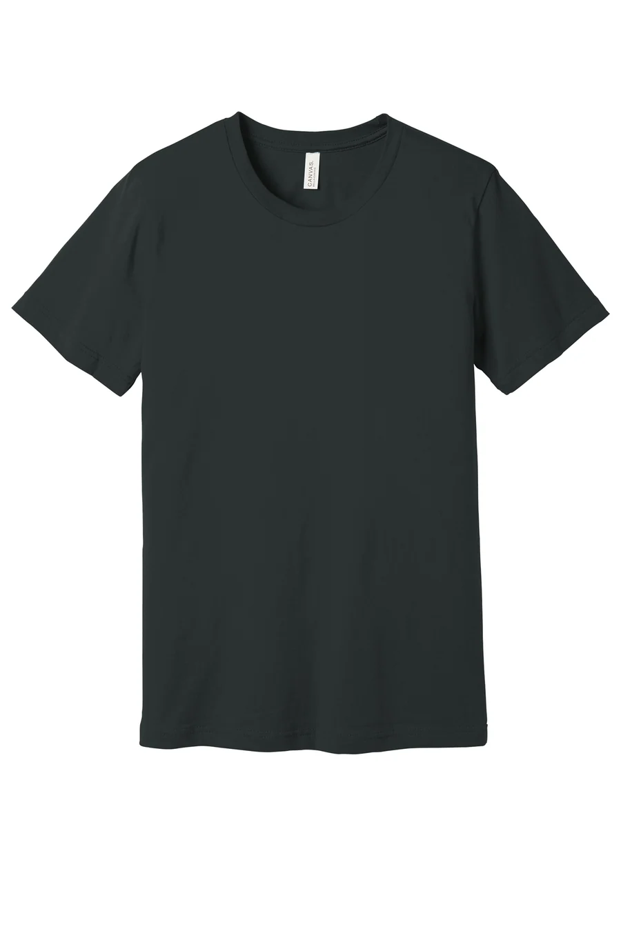 BELLA+CANVAS Premium Jersey Tee in Charcoal — 3001C