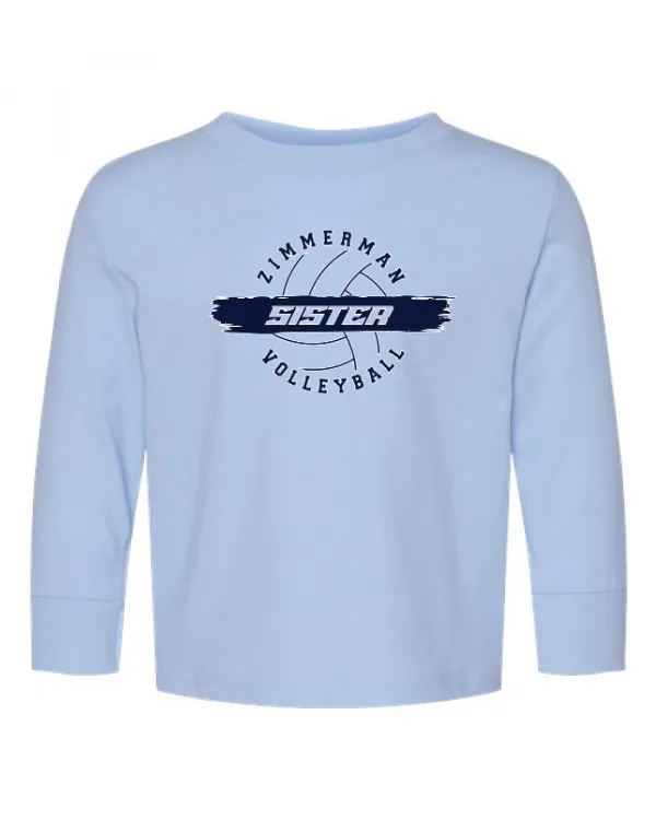  Toddler Cotton Jersey Long Sleeve Tee in As Shown — 