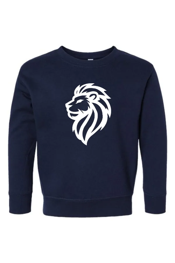 Toddler Fleece Crewneck Sweatshirt in As Shown —