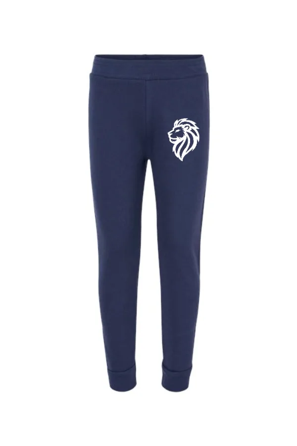 Toddler Sponge Fleece Jogger Sweatpants- Lion Logo in As Shown —