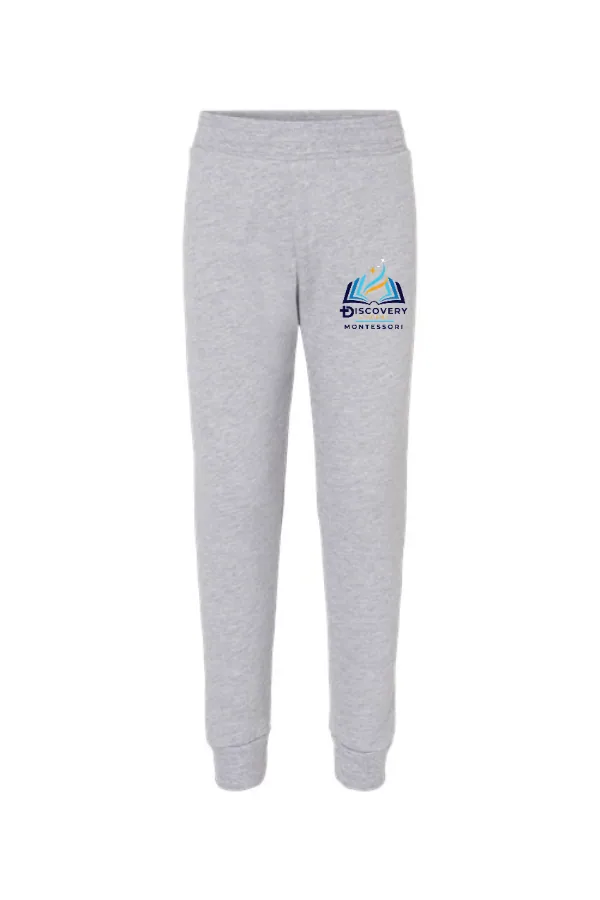 Toddler Sponge Fleece Jogger Sweatpants- Montessori Logo in As Shown —