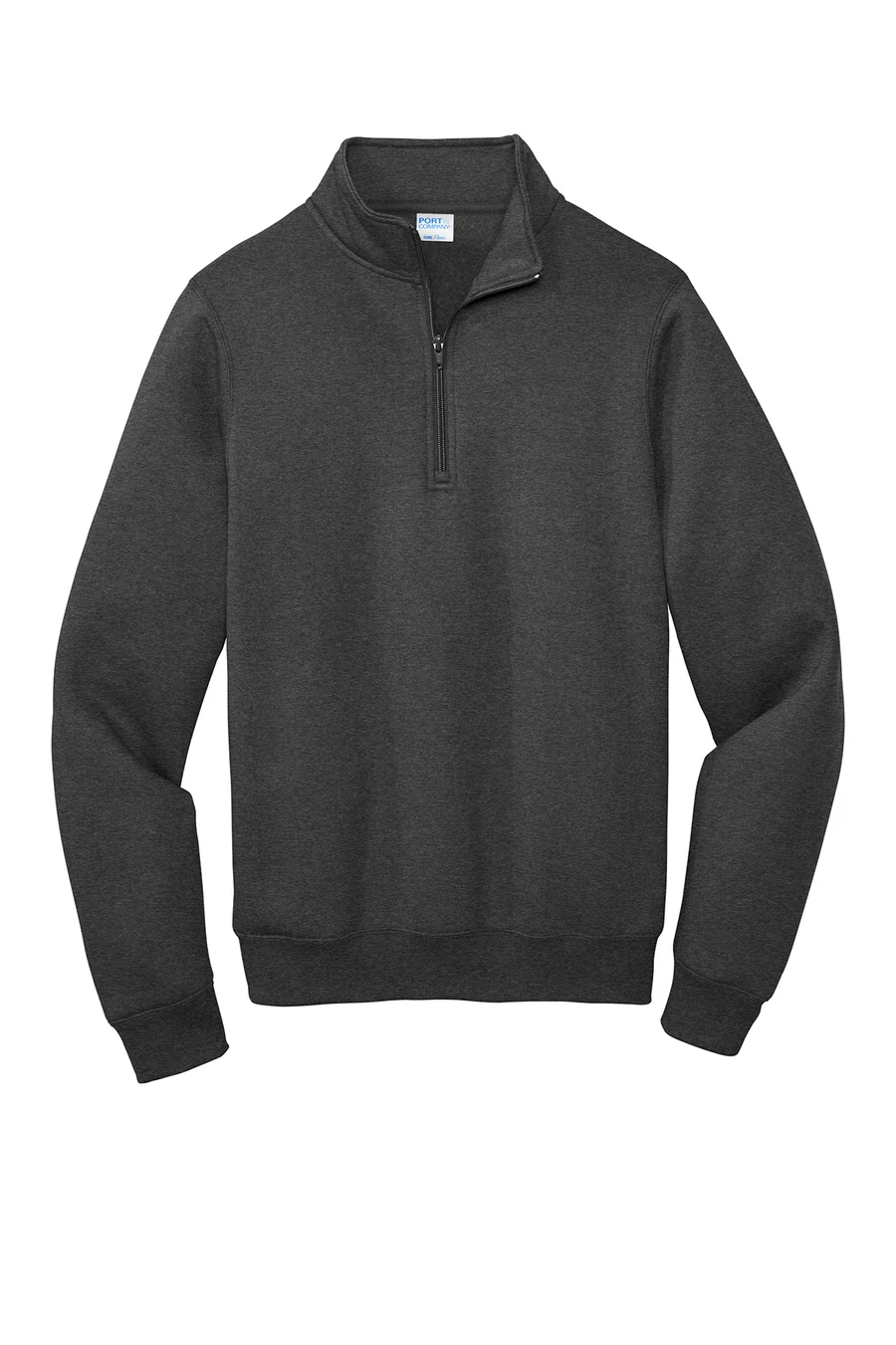 Team 365 (S&S Activewear) Zone Quarter-Zip Pullover in Heather Steel Gray — 41870