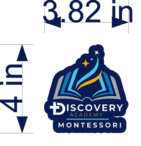Small Montessori Sticker in As Shown —
