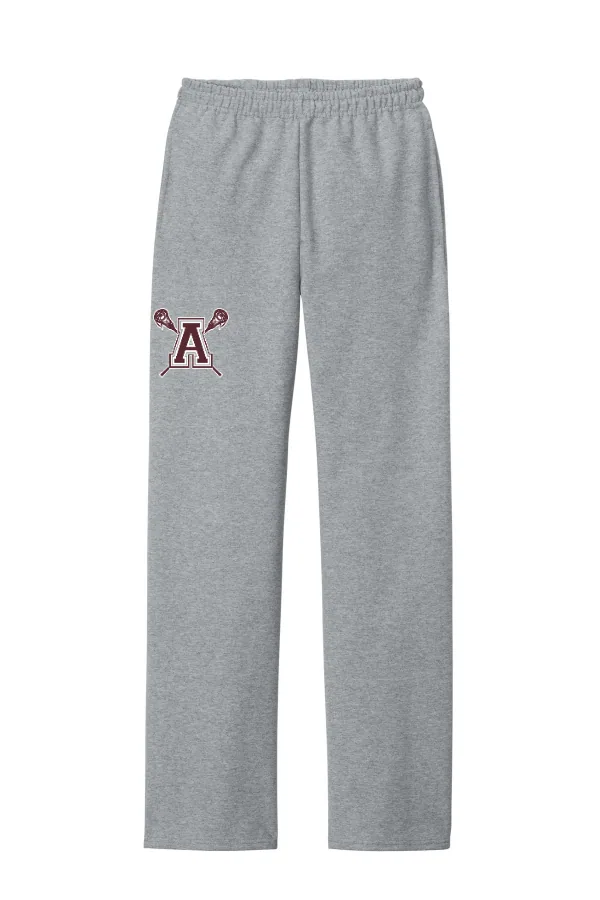 Jerzees Jerzees NuBlend Open Bottom Pant with Pockets in Athletic Heather — 974MP