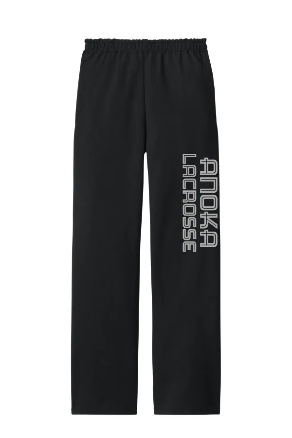Jerzees Jerzees NuBlend Open Bottom Pant with Pockets in Athletic Heather — 974MP
