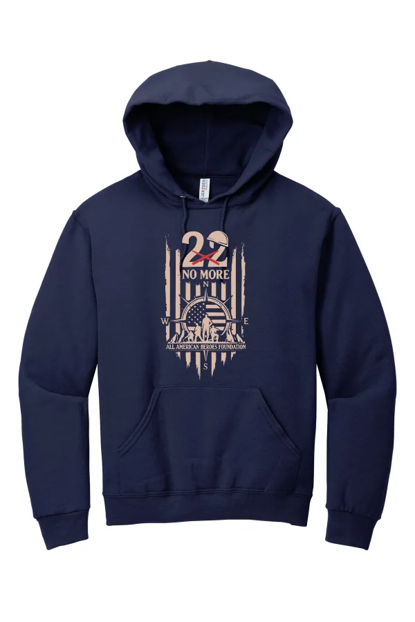 Jerzees Jerzees NuBlend Pullover Hooded Sweatshirt in Navy —