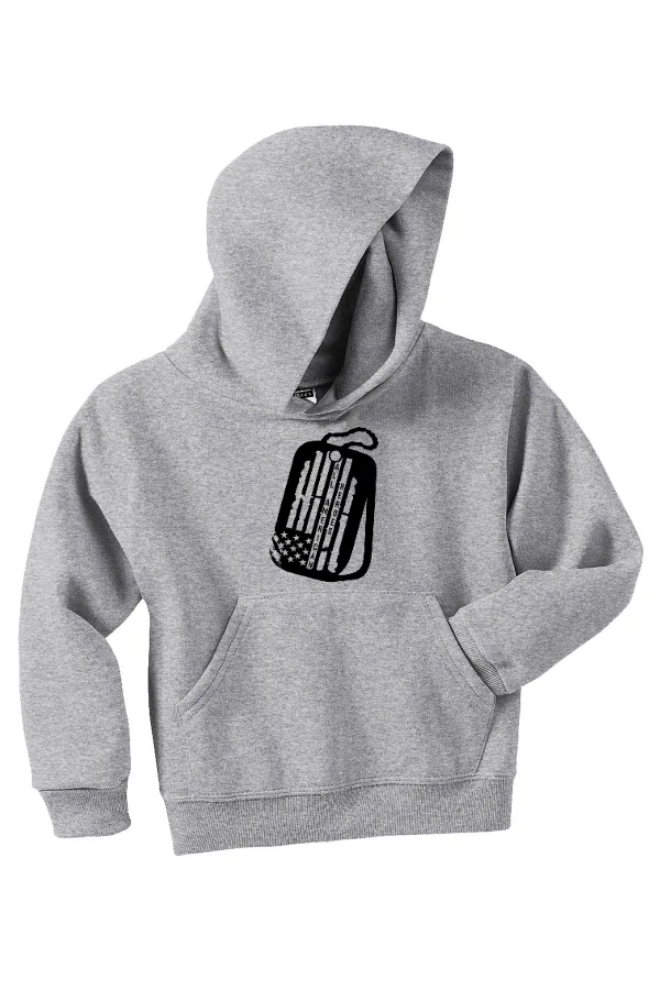 Jerzees Jerzees - Youth NuBlend Pullover Hooded Sweatshirt in Ash —