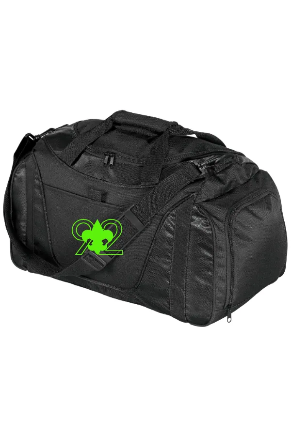 Port Small Two-Tone Duffel in Black/ Black — BG1040