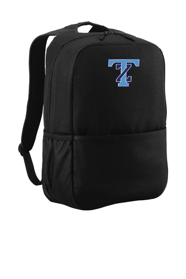 Port Access Square Backpack in Black — BG218