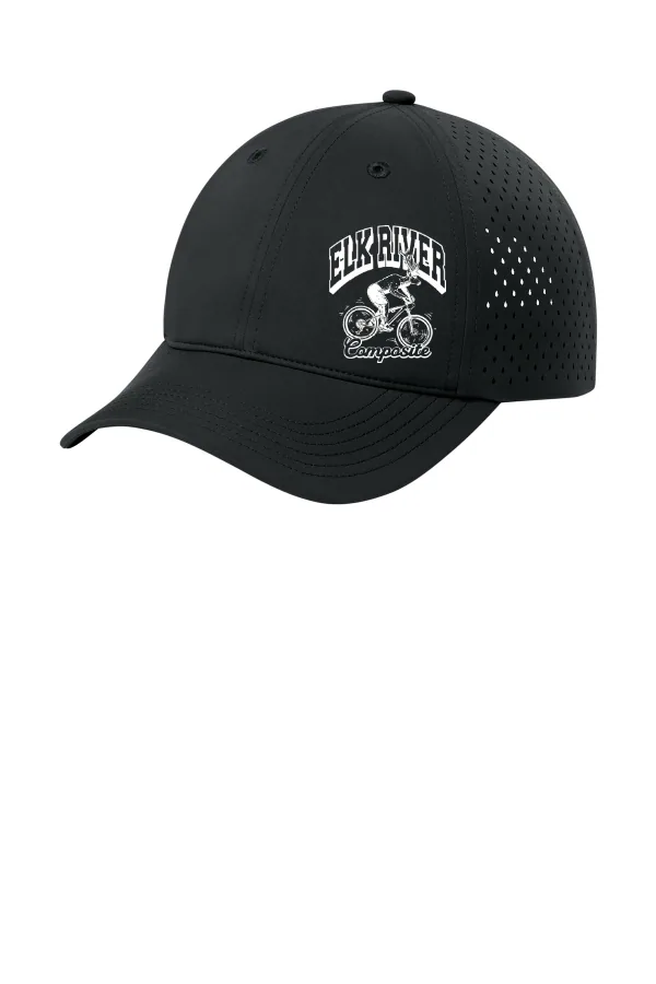 Port All-Day Performance UPF Perforated Cap C995 in Black — C995