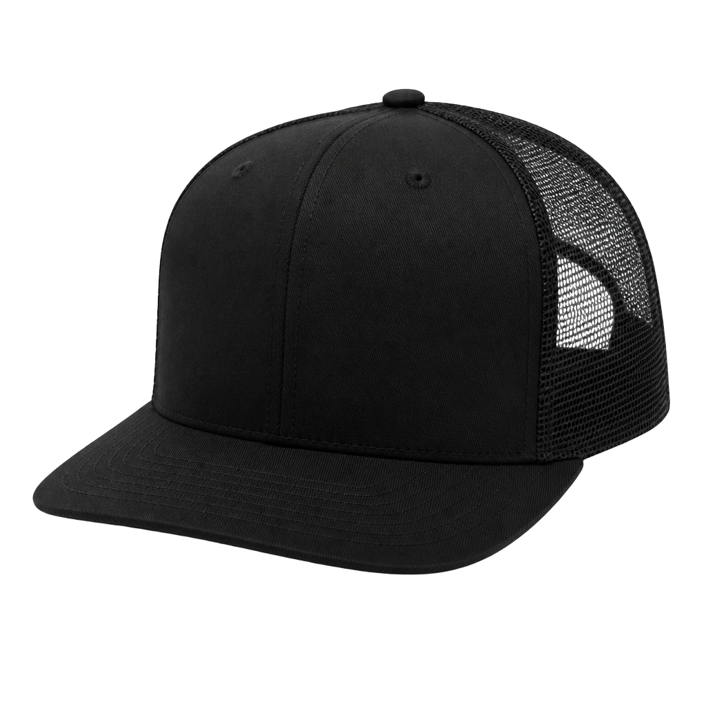 Richardson Richardson 112 Trucker Cap in Black — 112