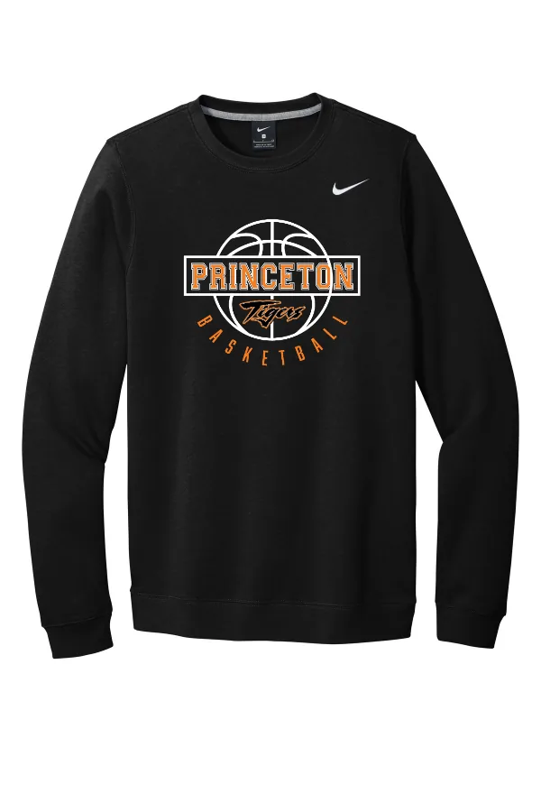 Nike Club Fleece Crew CJ1614- Logo 2 in Anthracite — CJ1614