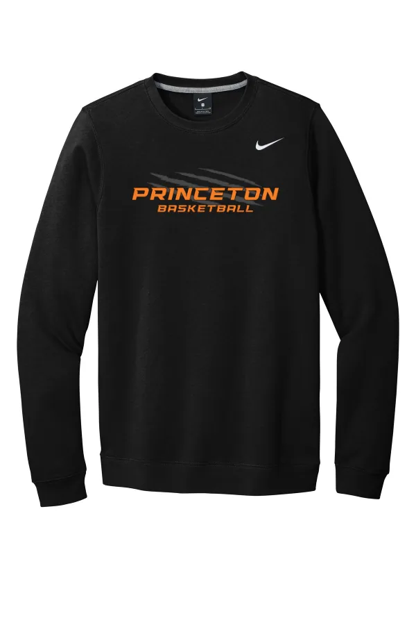Nike Club Fleece Crew CJ1614- Logo 3 in Anthracite — CJ1614