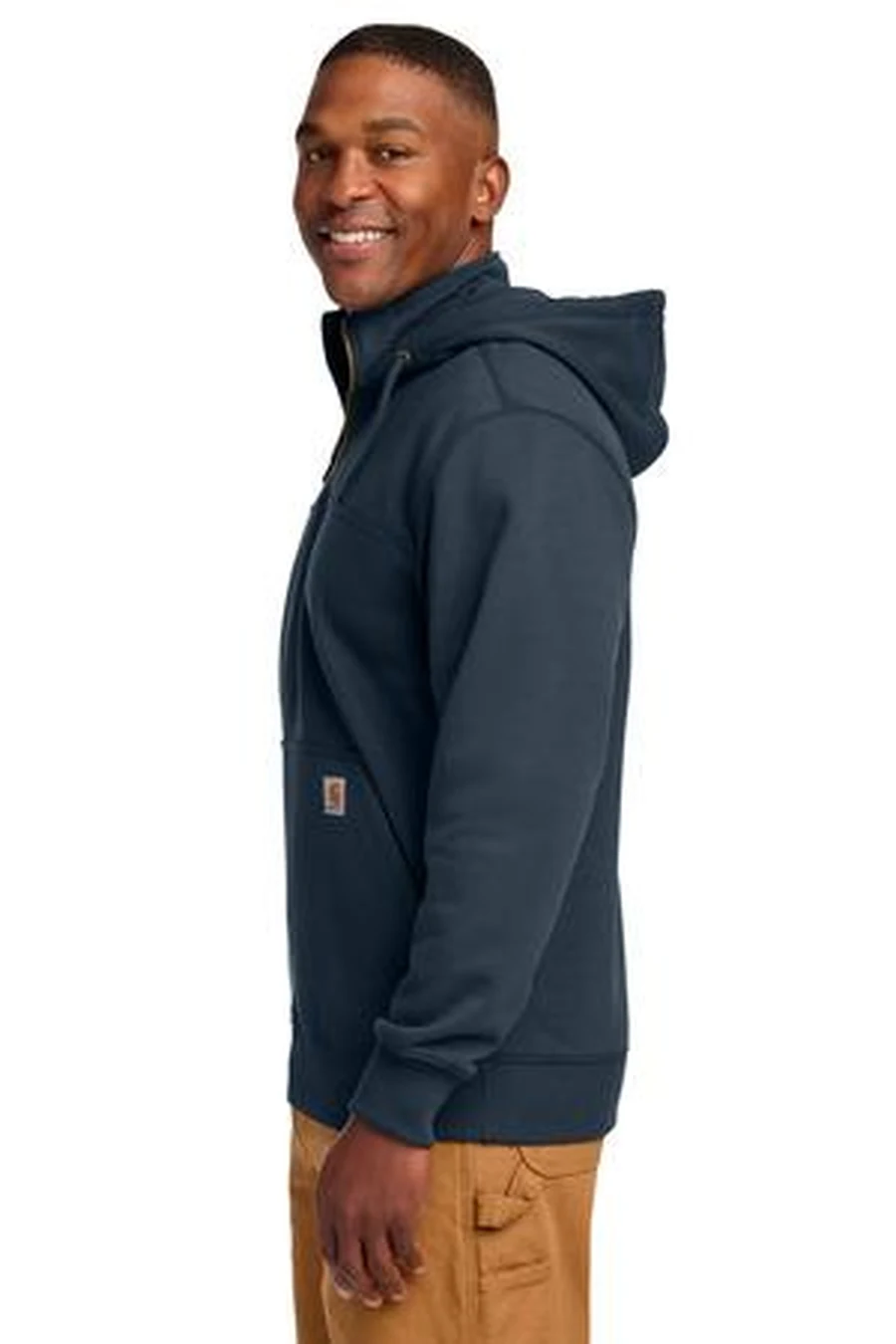 Carhartt (SanMar) Carhartt Rain Defender Paxton Hooded Sweatshirt in Navy — CT100617