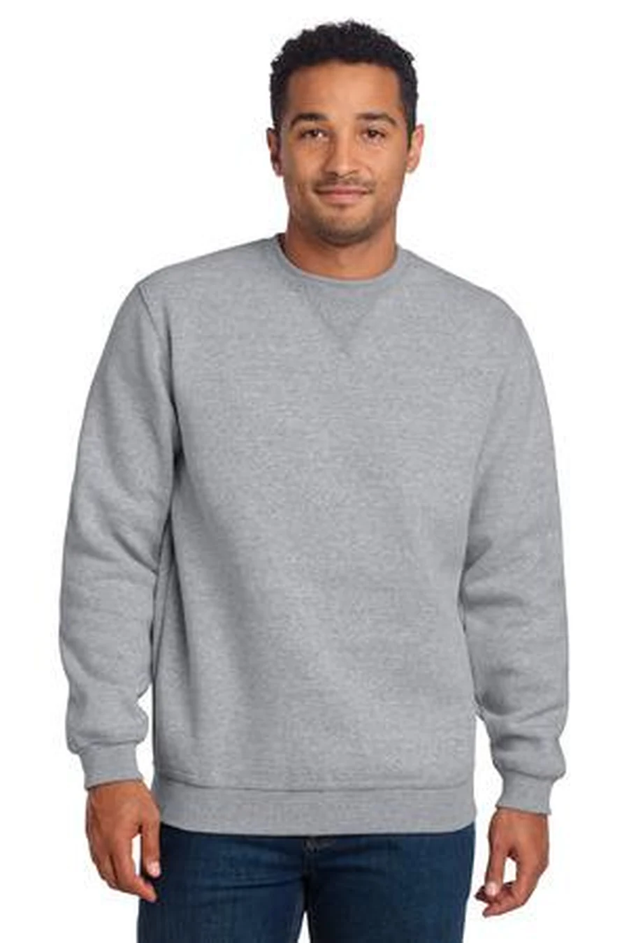 Carhartt (SanMar) Carhartt Midweight Crewneck Sweatshirt in Heather Gray — CTK124