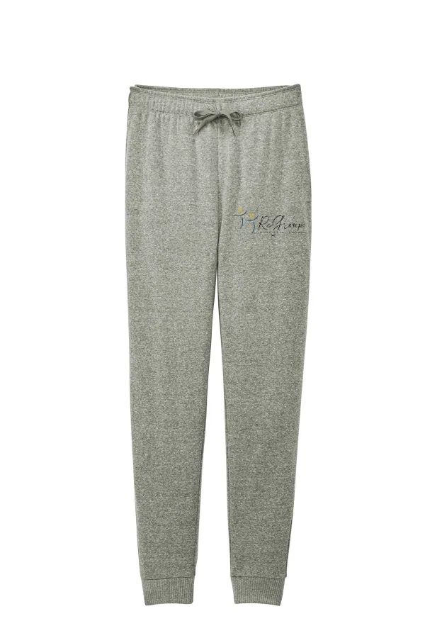 District Women s Perfect Tri Fleece Jogger DT1310 in Black — DT1310