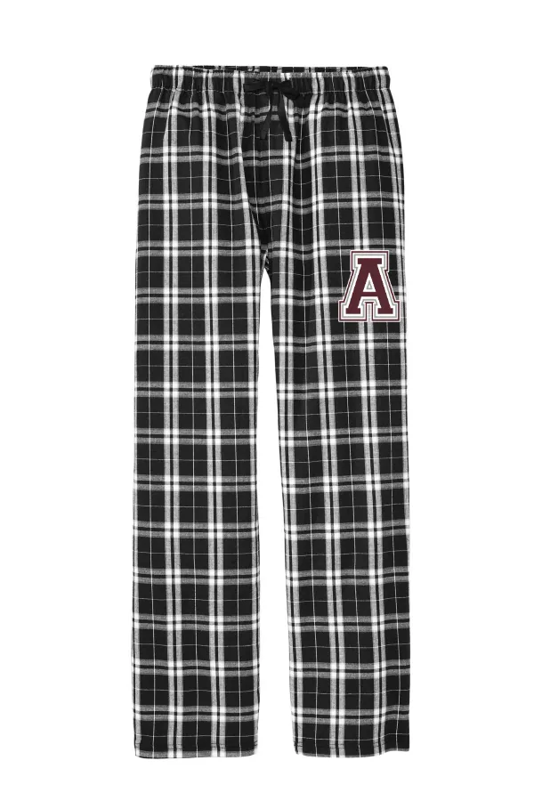 District Flannel Plaid Pant in Black — DT1800