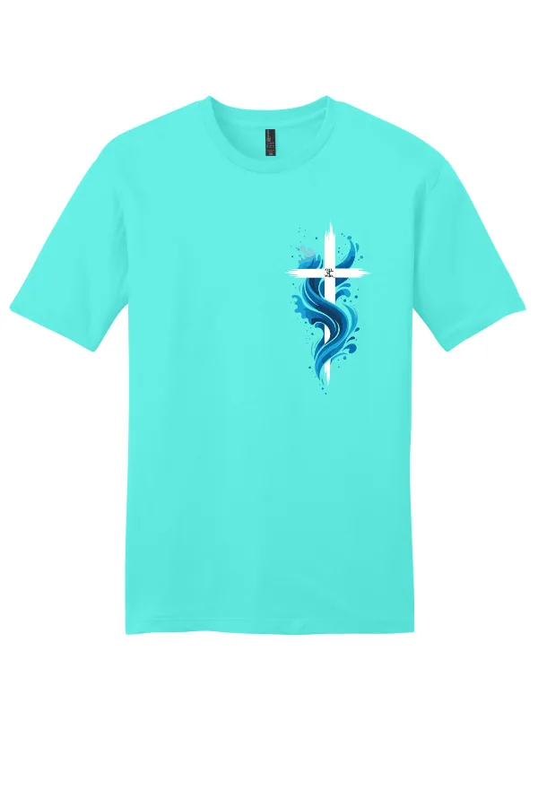 District Adult Tee Water Logo (Printed) in As Shown — DT6000