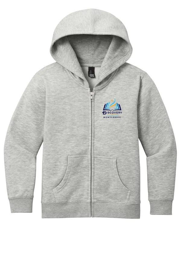 District Youth V.I.T Montessori Logo in Light Heather Gray — DT6102Y