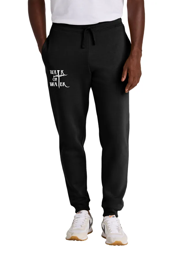 District Fleece Jogger Main Logo (Printed) in As Shown — DT6107