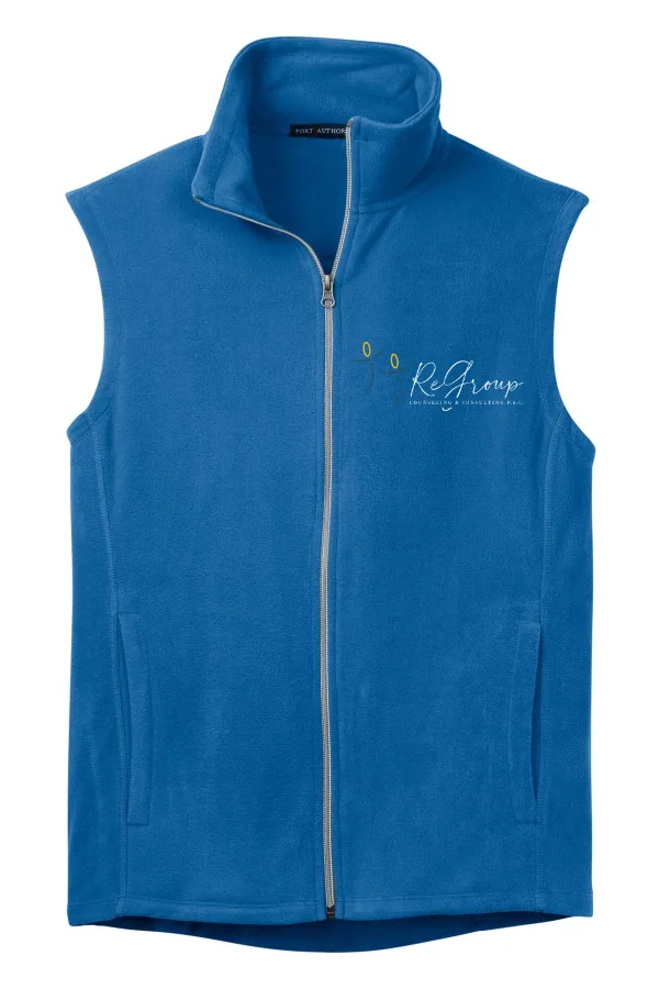 Port Microfleece Vest in Black — F226