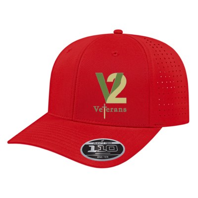 Flexfit Flexfit 110® Perforated Performance Snapback Cap in Navy Blue — I8533