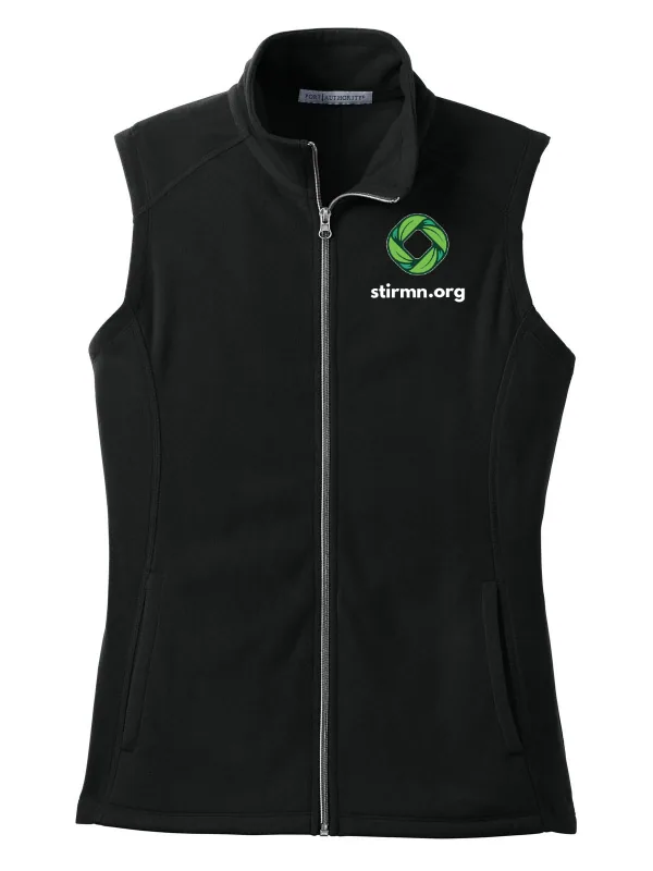 Port Women s Microfleece Vest in Black — L226