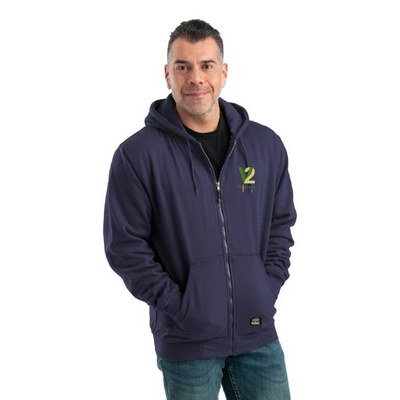 Berne Berne Men's Thermal Lined Full-Zip Hooded Sweatshirt in Navy — LBKFB-LWSQR