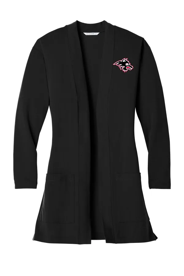Port Women s Concept Long Pocket Cardigan in As Shown — LK5434