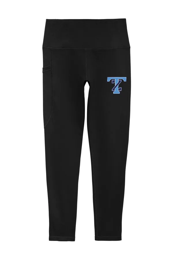 Sport-Tek Women s High Rise 7/8 Legging LPST891 in As Shown — LPST891