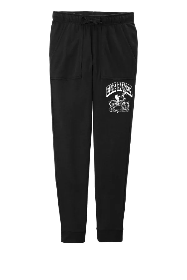 Sport-Tek Women s PosiCharge Tri-Blend Wicking Fleece Jogger LST299 in Black — LST299