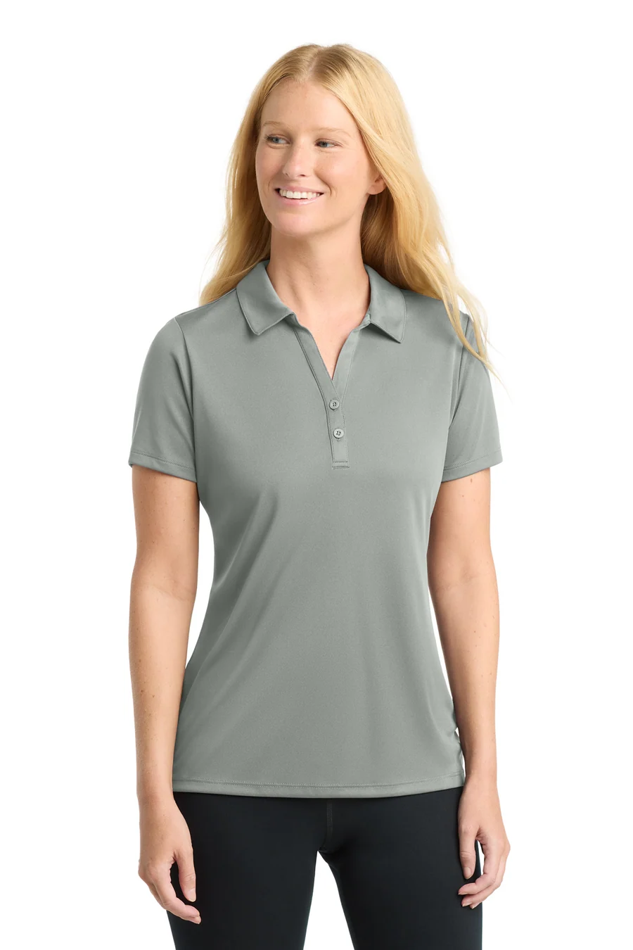 Sport-Tek Women's PosiCharge Competitor Polo in Silver — LST550