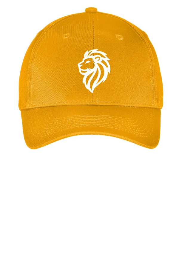 Port Port & Co Six-Panel Twill Cap-L ion Logo in As Shown — CP80
