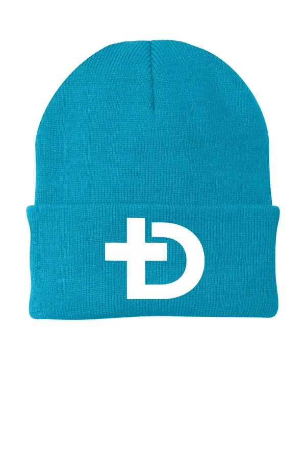 Port Port & Co Knit Cap- Cross Logo in As Shown — CP90