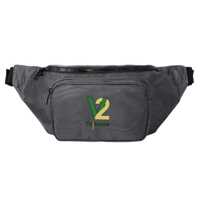 Port Authority Port Authority® Large Crossbody Hip Pack in Black — MJCCH-SFYMR