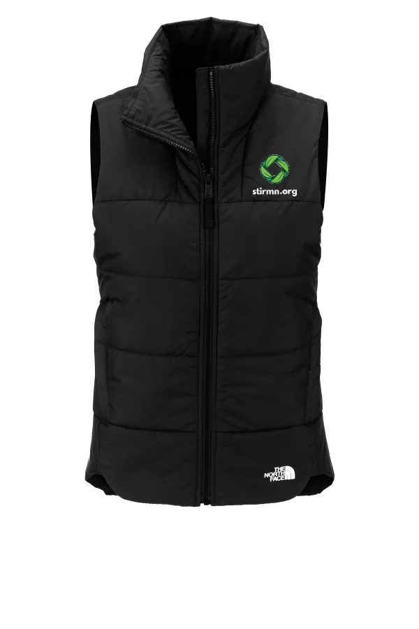 The The North Face Women s Everyday Insulated Vest Embroidery in TNF Black —