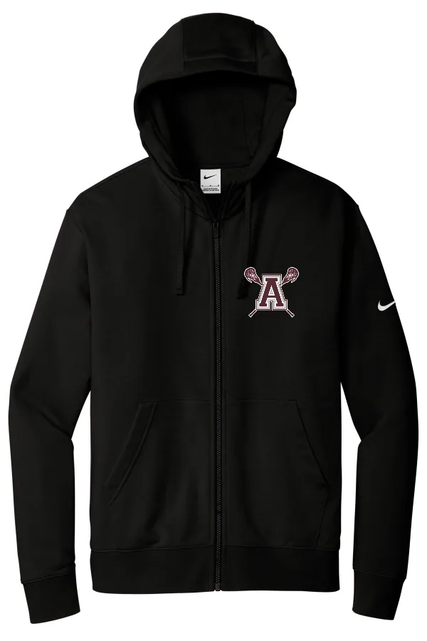 Nike Club Fleece Sleeve Swoosh Full-Zip Hoodie NKDR1513 in Black — NKDR1513