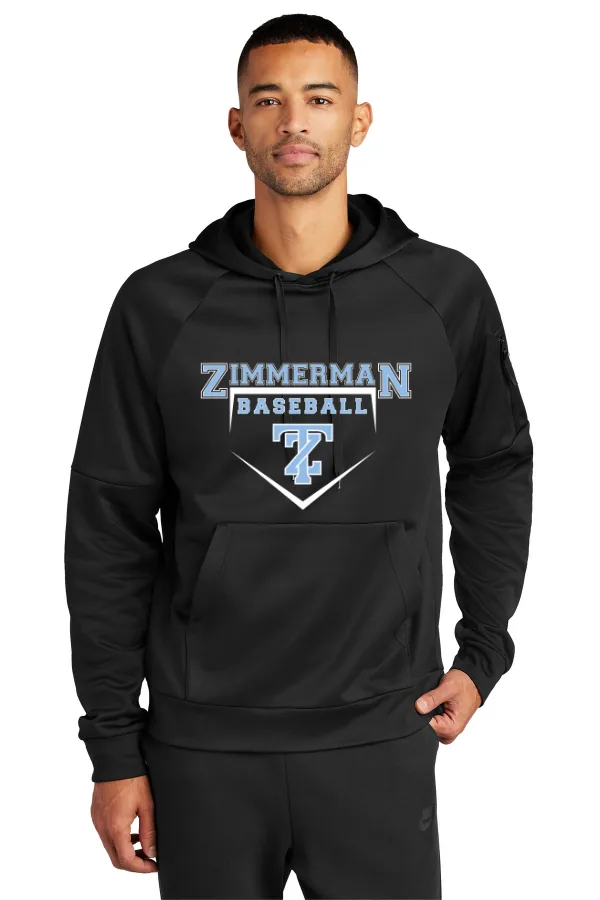 Nike Therma-FIT Pocket Pullover Fleece Hoodie NKFD9735 Logo 5 in As Shown — NKFD9735