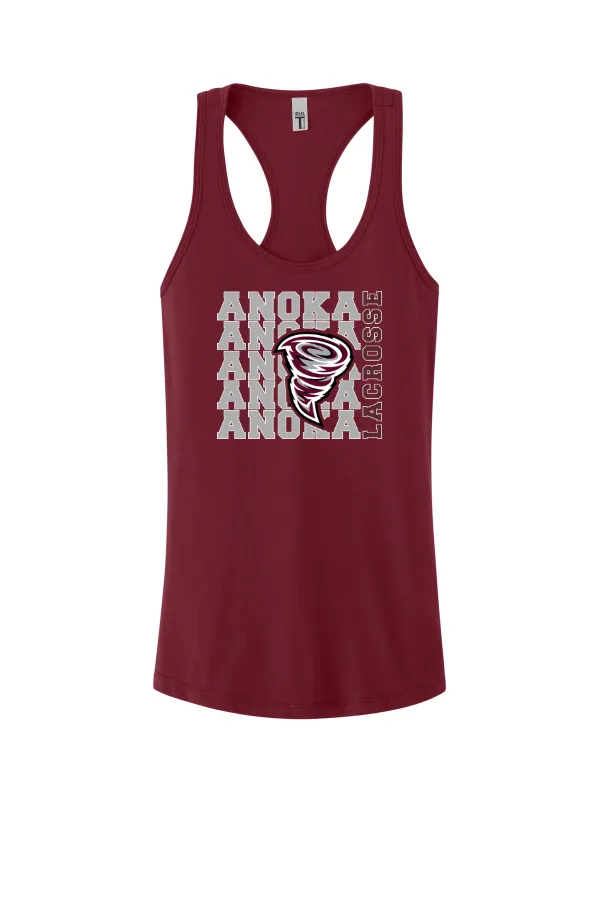 Next Next Level Apparel Women s Ideal Racerback Tank NL1533 Logo 2 in As Shown — NL1533