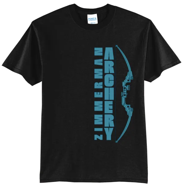 Port Port & Co Core Blend Tee. Printed in As Shown — PC55