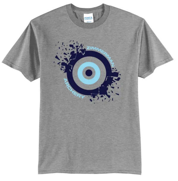 Port Port & Co Core Blend Tee. Printed in As Shown — PC55