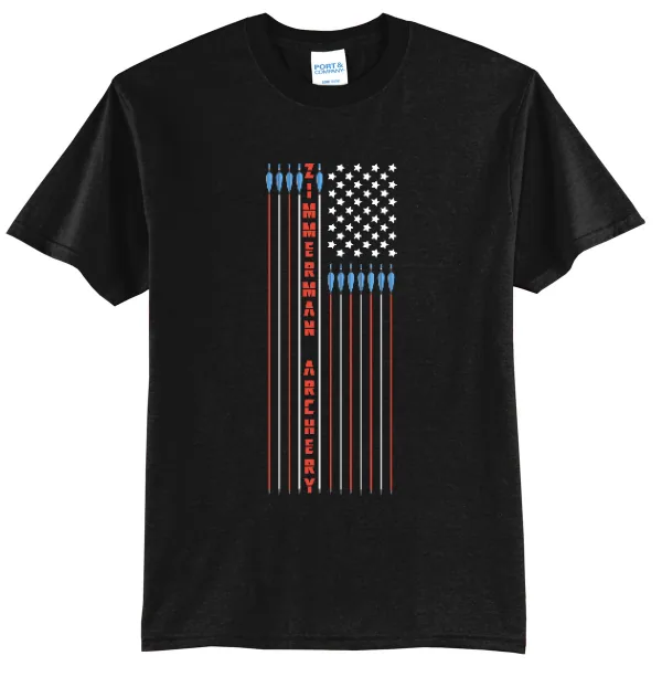Port Port & Co Core Blend Tee. Printed. in As Shown — PC55