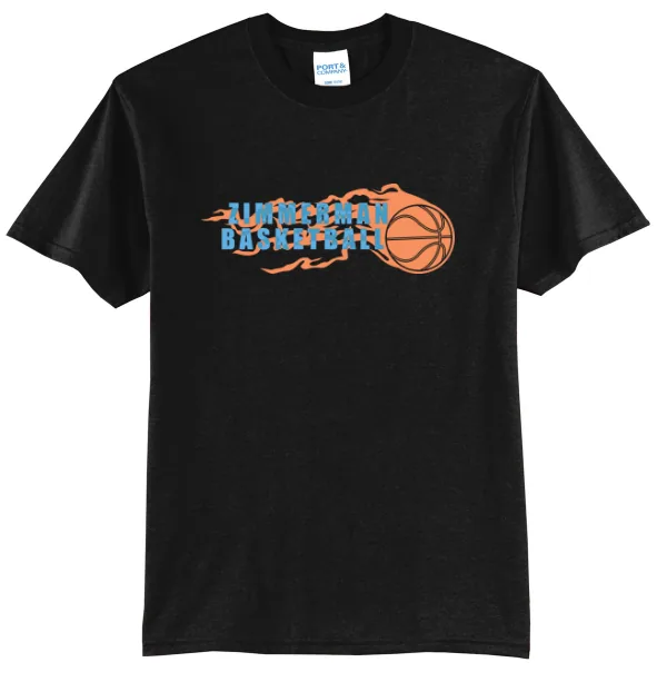 Port Port & Co Core Blend Tee Logo 3 in As Shown — PC55
